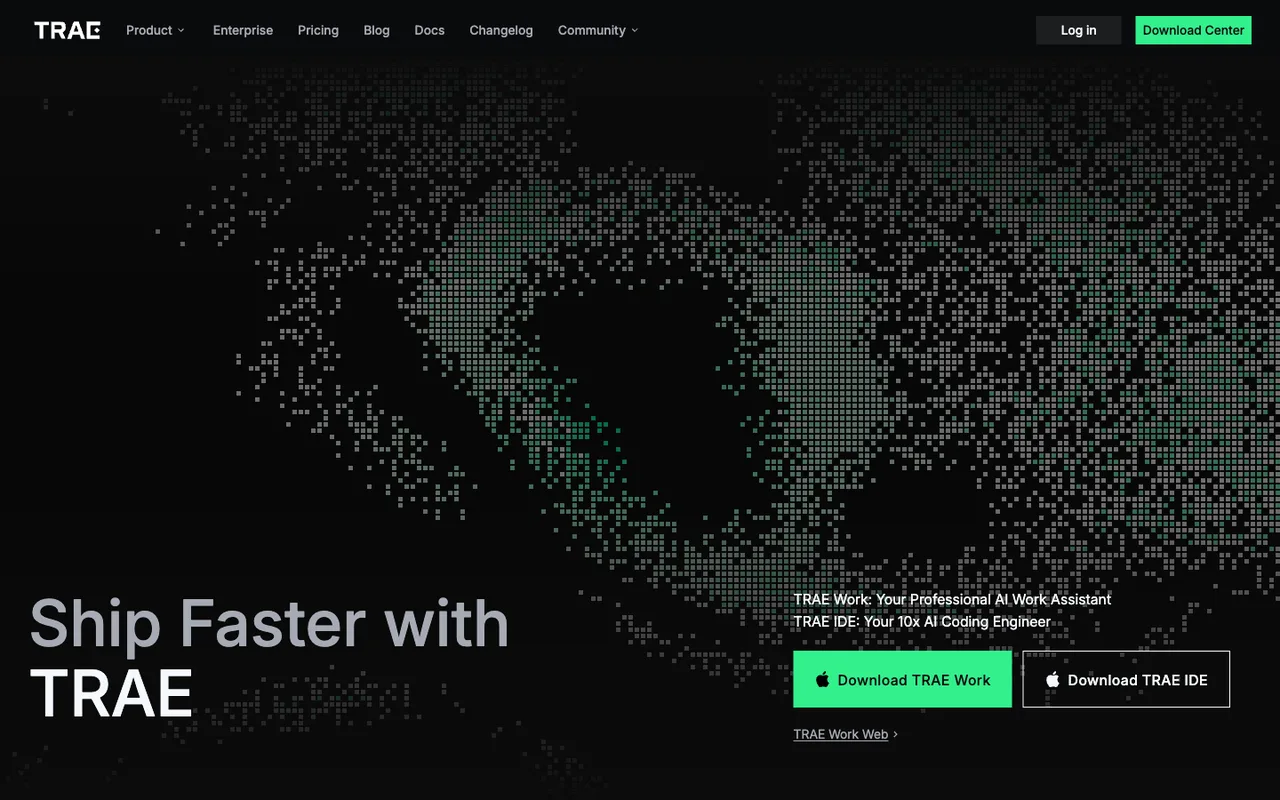 Trae — ByteDance AI-native IDE with design-to-code