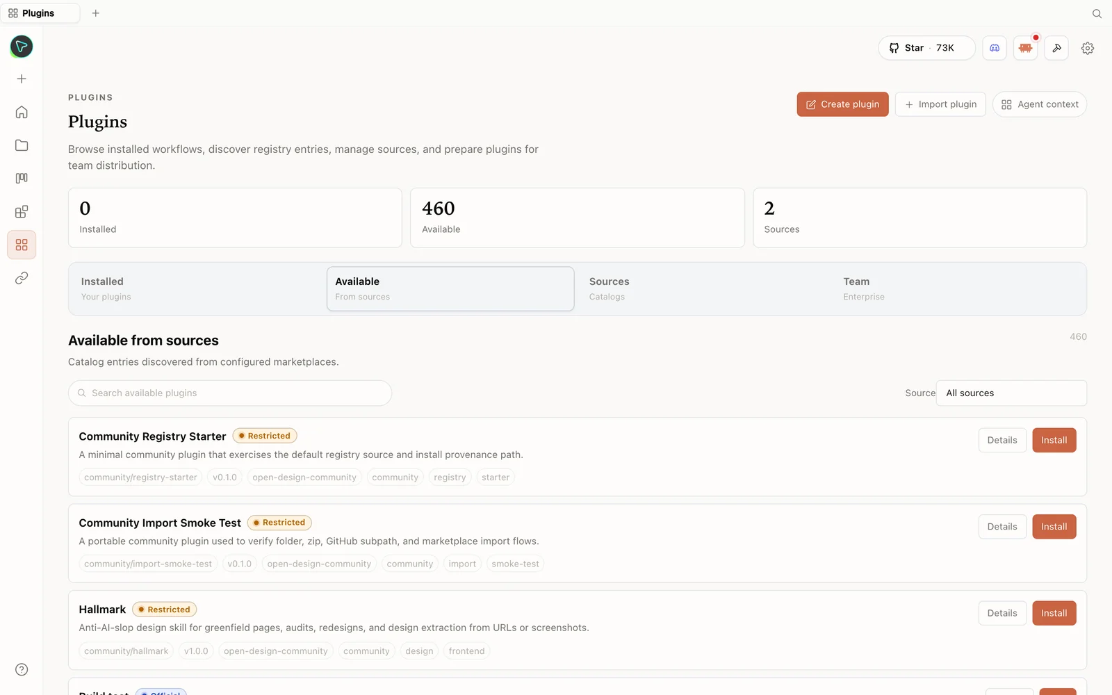 The Open Design plugin library.